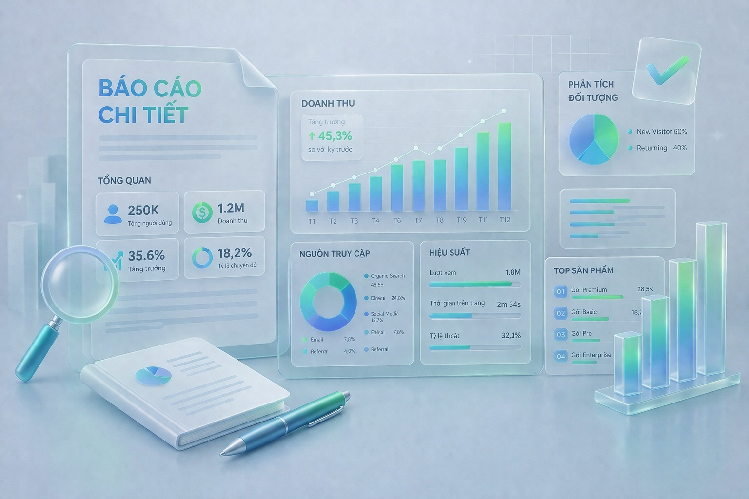 Detailed reporting
